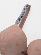 Emanay Rhinestone Strap Bra & Thong Lingerie Set