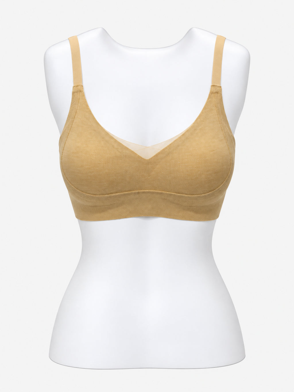 Wine ribbed bra isolated front view