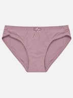Emanay Rhinestone-Embellished Bra & Panty Set with Bow Detail