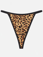 Emanay Leopard Print Lace-Trim Nighty Set