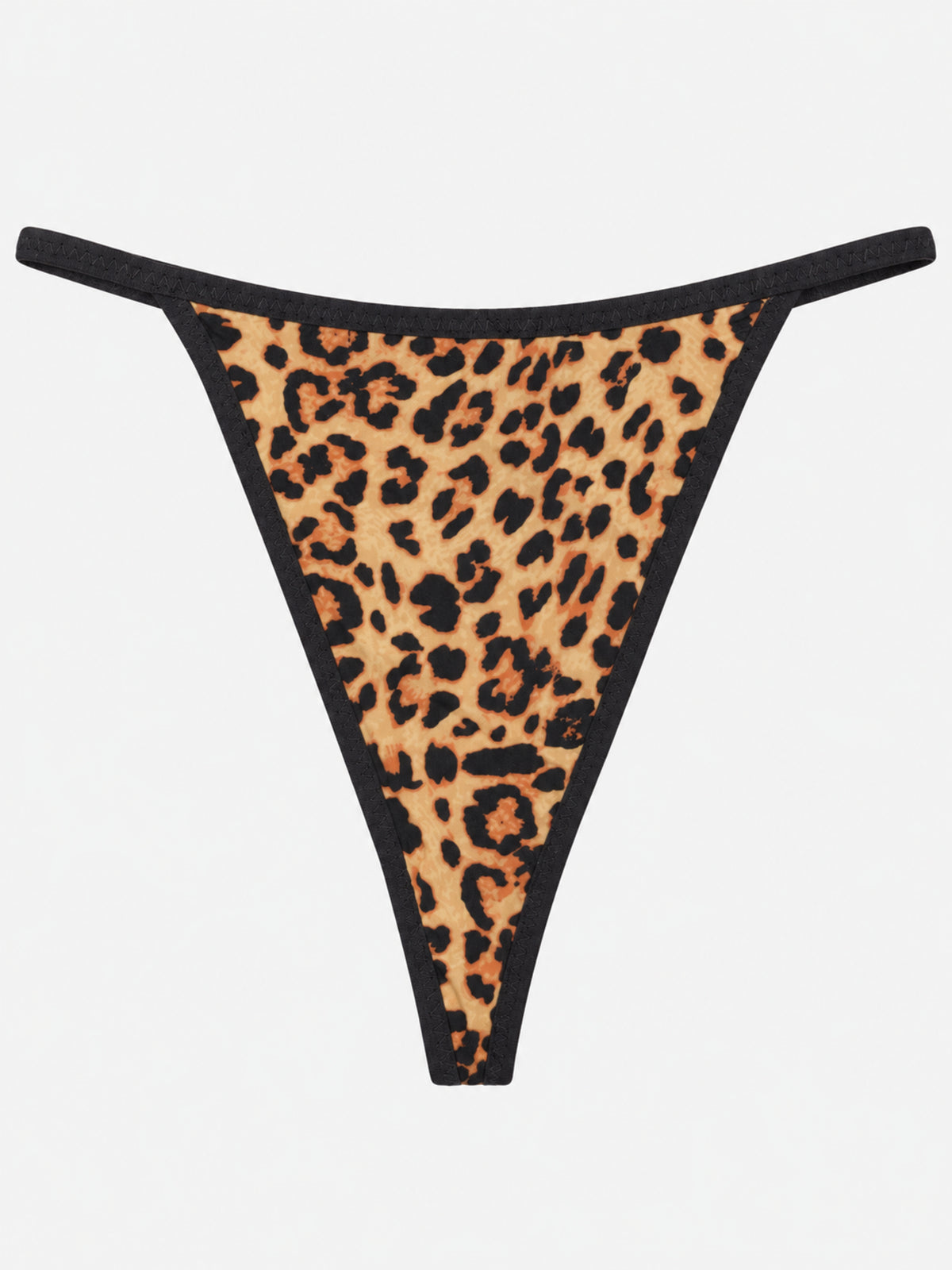 Emanay Leopard Print Lace-Trim Nighty Set