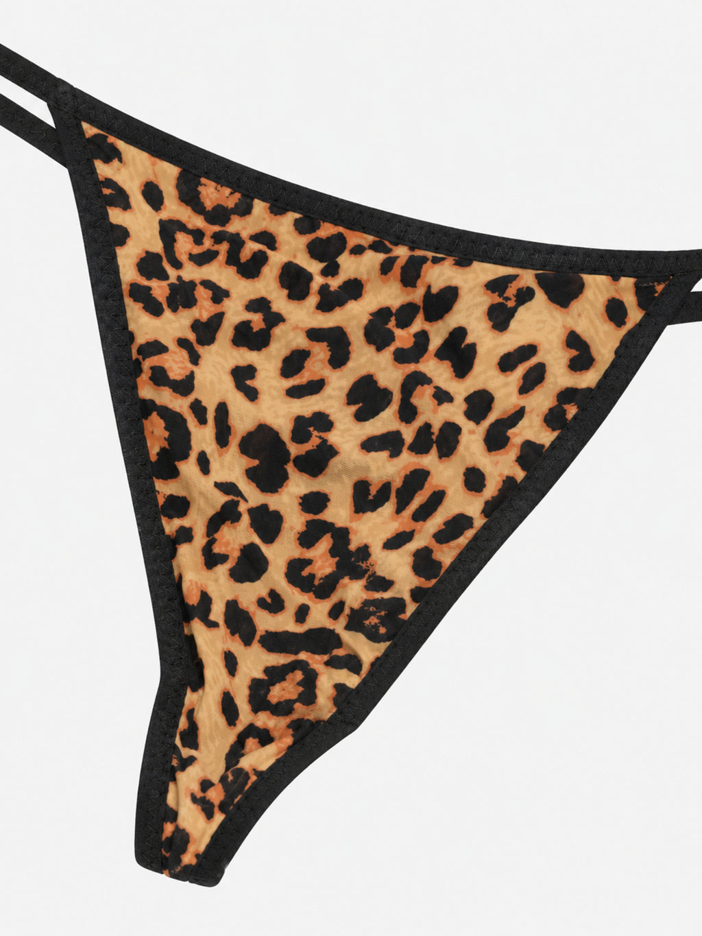 Emanay Leopard Print Lace-Trim Nighty Set