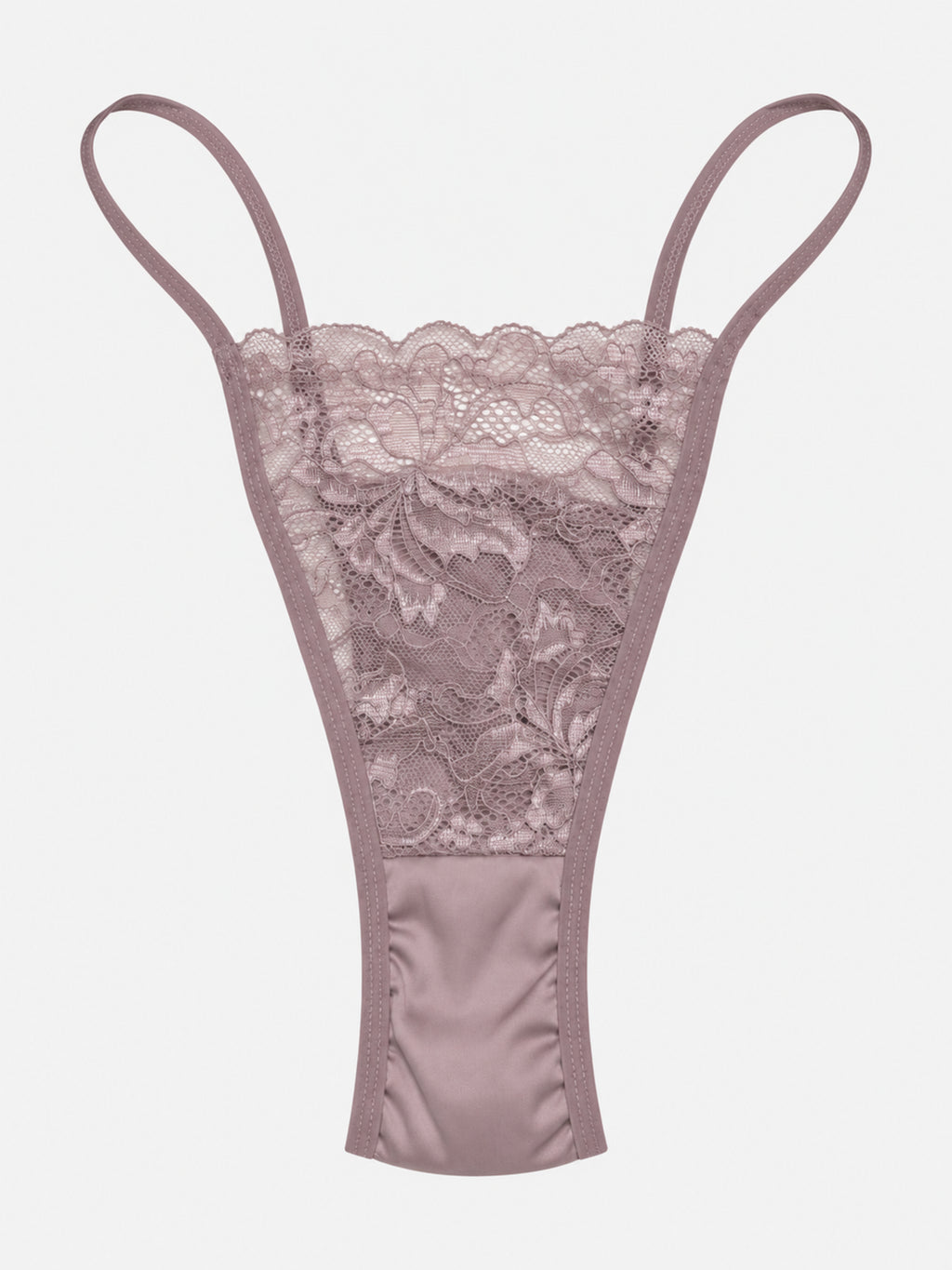 Cream lace nightdress with satin bow on mannequin