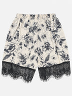 Emanay Floral Lace-Trim 4-Piece Sleepwear Set