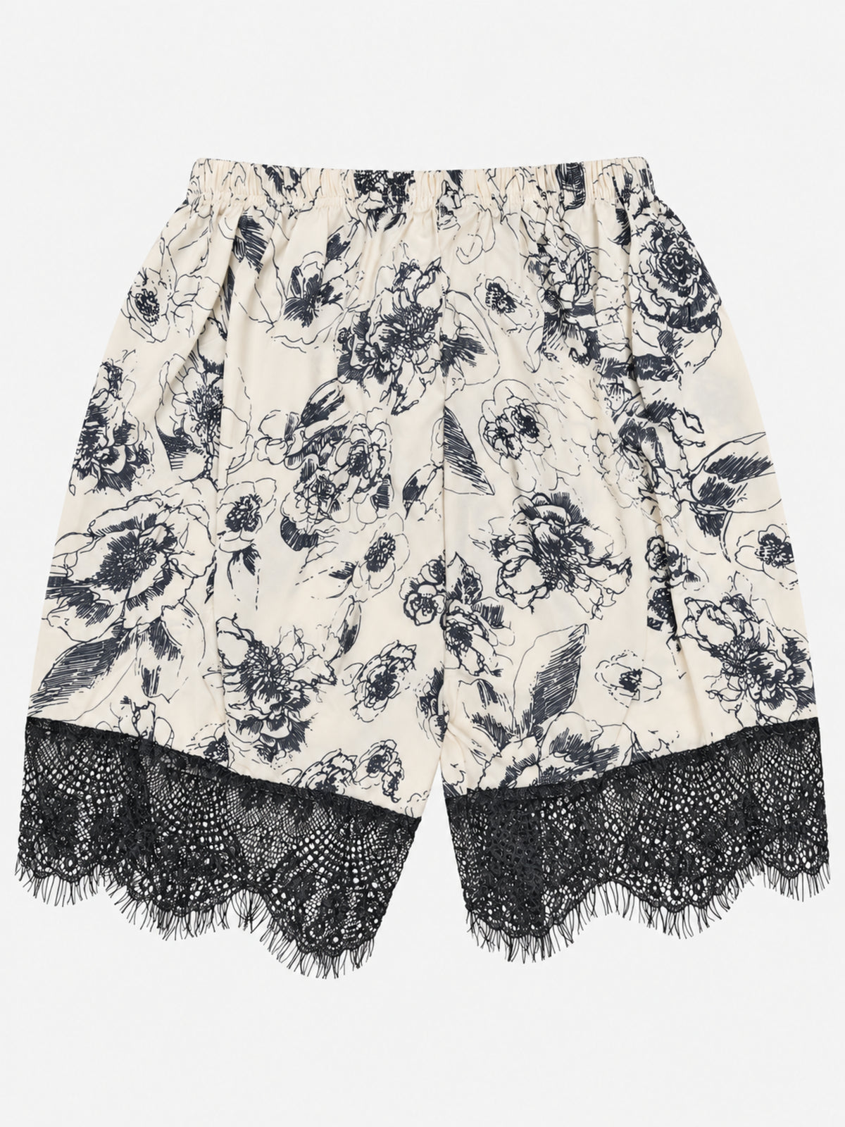 Emanay Floral Lace-Trim 4-Piece Sleepwear Set