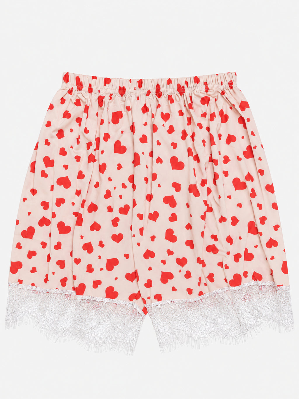 Emanay Red Heart Print 4-Piece Sleepwear Set