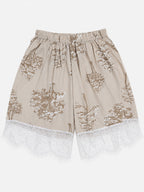 Emanay Blush Pink Print 4-Piece Sleepwear Set