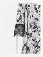 Emanay Floral Lace-Trim 4-Piece Sleepwear Set