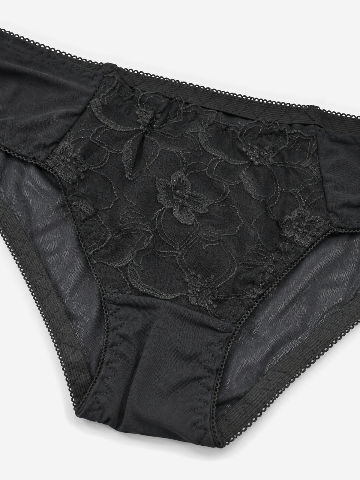 Emanay Floral Embroidered Lace Bra & Panty Set