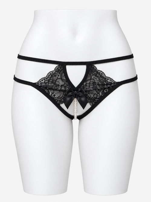 Emanay Bridal Butterfly Bow Lace Thong