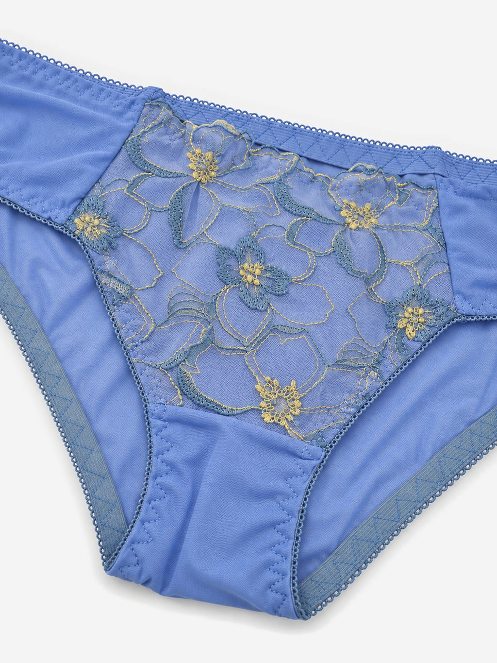 Emanay Floral Embroidered Lace Bra & Panty Set