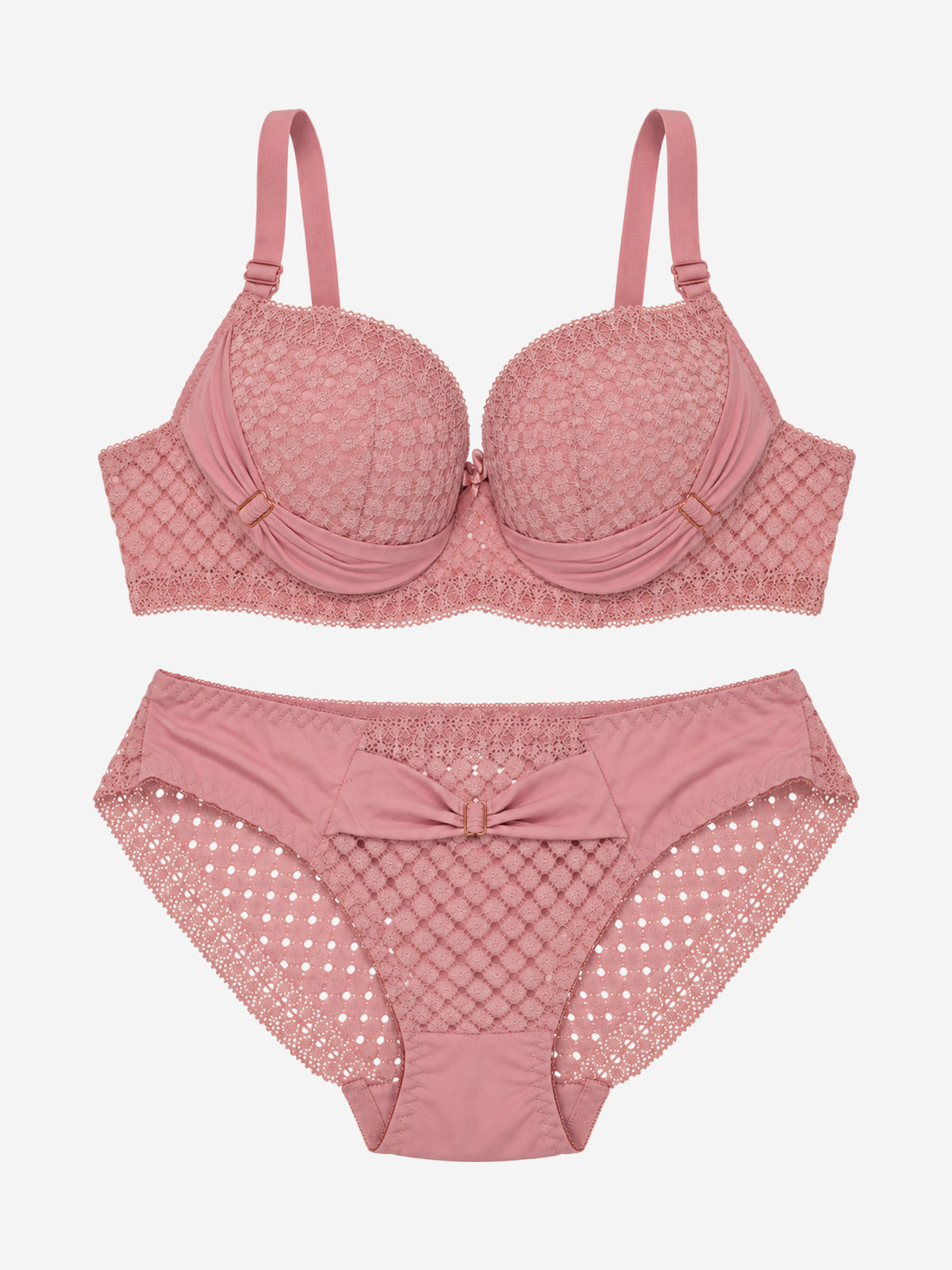 Emanay Elegant Lace Bra & Brief Set