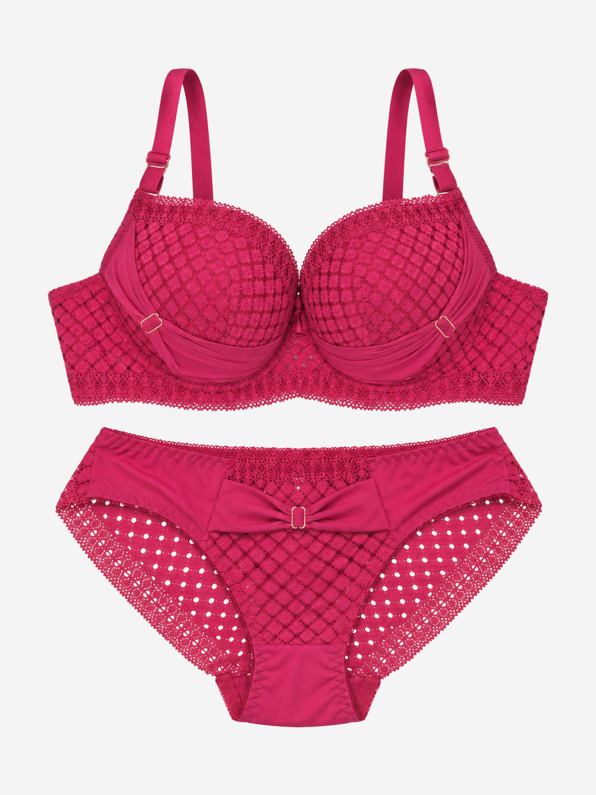 Emanay Elegant Lace Bra & Brief Set