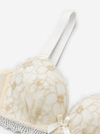 Emanay Floral Embroidered Lace Bra & Panty Set