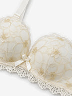 Emanay Floral Embroidered Lace Bra & Panty Set