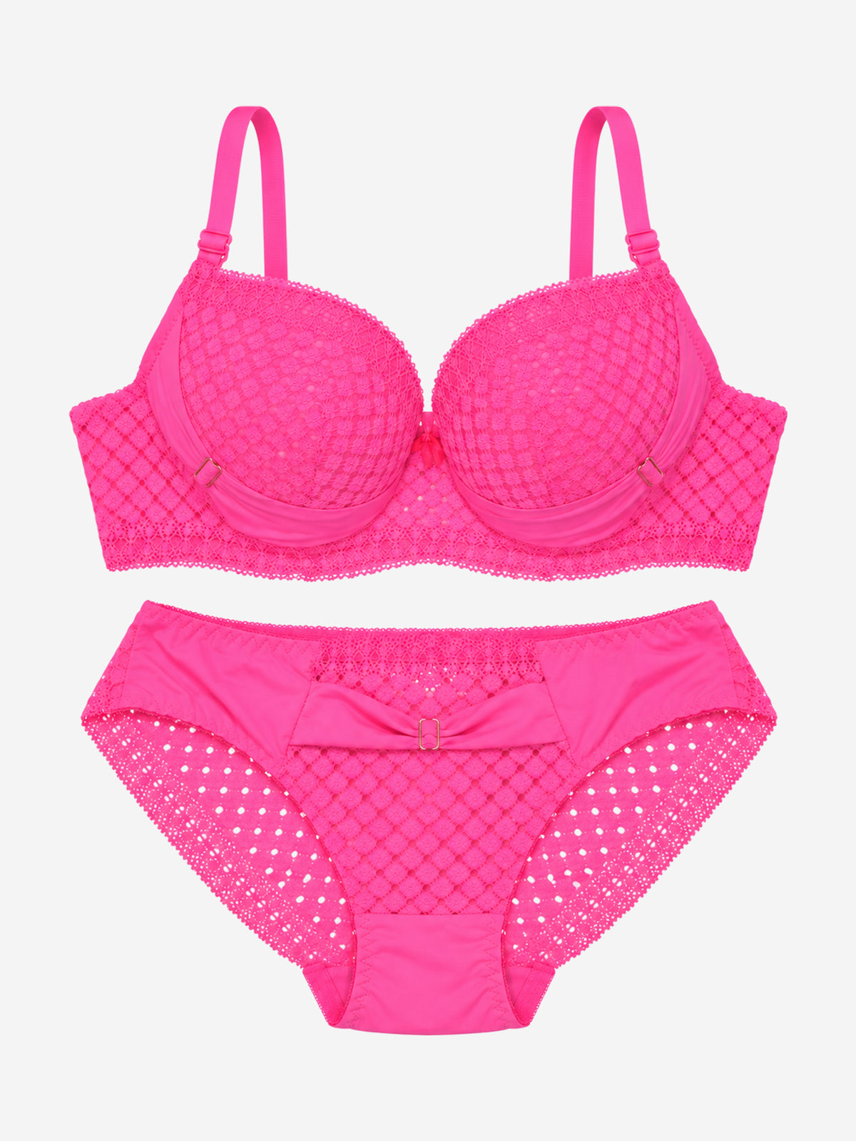 Emanay Elegant Lace Bra & Brief Set