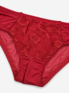Emanay Floral Embroidered Lace Bra & Panty Set