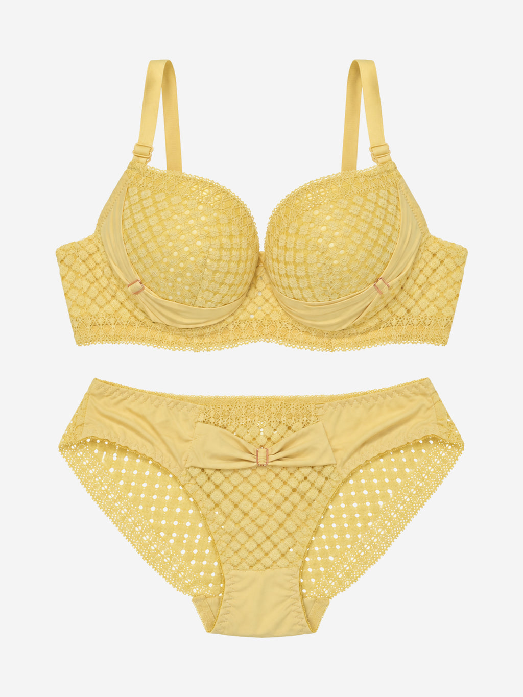 Emanay Elegant Lace Bra & Brief Set