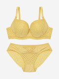 Emanay Elegant Lace Bra & Brief Set