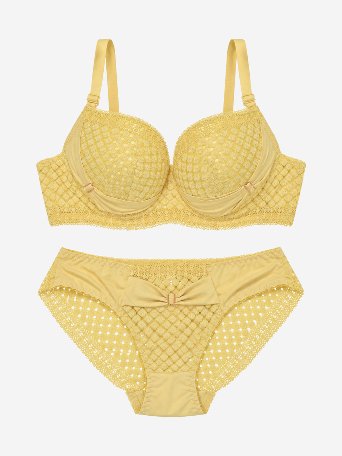 Emanay Elegant Lace Bra & Brief Set